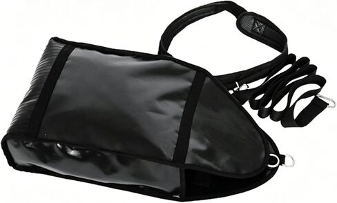 Weighted Drag Sandbag, with Waist Belt, Waterproofing | Padded Hip Belt, 3 Fillable Sandbags, for Sled Sprints and Lunges, for Running Strength Training in Kuwait