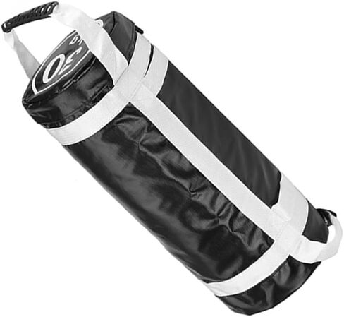 Holibanna Exercise Training Sandbag Power Bag with PVC and Cloth Material for Increasing Endurance and Strength, White Fitness Workout Sandbag for Gym and Functional Training in Kuwait