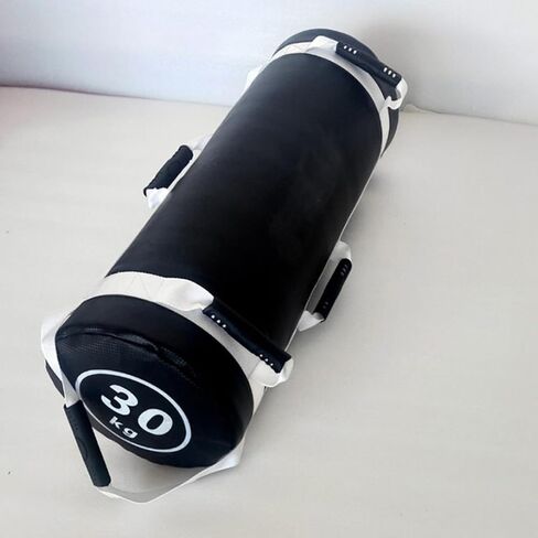 Holibanna Exercise Training Sandbag Power Bag with PVC and Cloth Material for Increasing Endurance and Strength, White Fitness Workout Sandbag for Gym and Functional Training in Kuwait