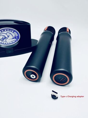 CXVX Microphone Charger Base, Universal Magnetic Charging Dock with 2 USB Cables and Adapters Compatibility JBL PartyBox Wireless Two Microphone and Other Handheld Wireless mic in Kuwait