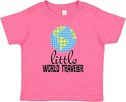 inktastic Little World Traveler Baby T-Shirt in Kuwait