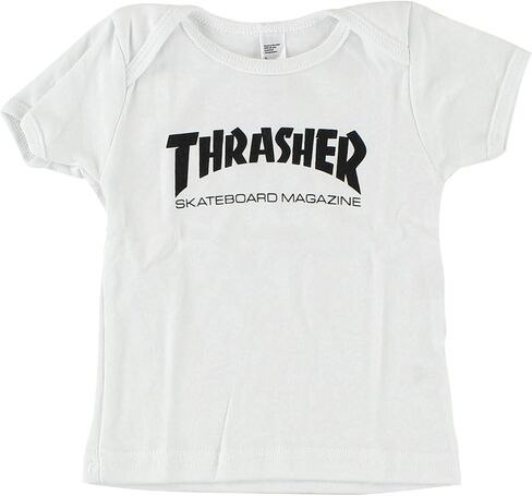Thrasher Magazine Mag Logo White / Black Infant T-Shirt 12-18 Months - Medium in Kuwait