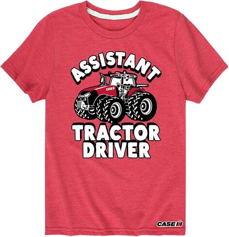 Case IH - Assistant Tractor Driver - Toddler Short Sleeve Graphic T-Shirt in Kuwait