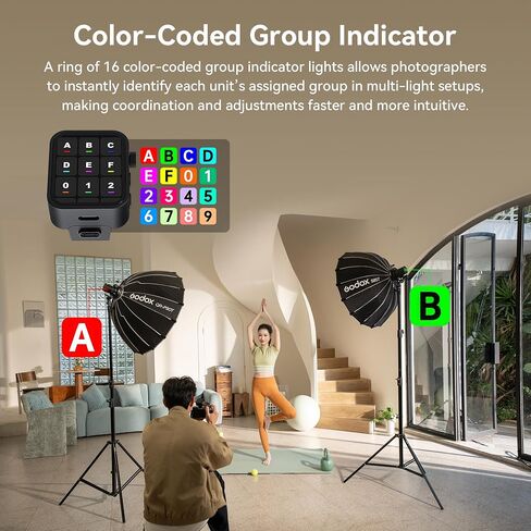 Godox AD100 Pro II AD100ProII Pocket Flash, 100Ws Strobe Light One-Touch Sync with X3/X3Pro, 2.4G TTL 1/8000s HSS,490 Full Power Flashes,0.01~1.5s Recycle Time (AD100ProII) in Kuwait