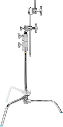 Flashpoint 20" Quick Sliding Leg C-Stand Kit with 2.5" Grip Head & 20" Grip Arm (Chrome) in Kuwait