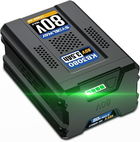 Upgraded 3.5Ah Replacement for Kobalt 80V Battery Max Lithium-ion, Compatible with 80 Volt Kobalt Battery Power Tools KB 280-06 KB2580-06 KB580-06 and Kobalt 80V Battery Charger KRC 30-06 KRC 80-06 in Kuwait
