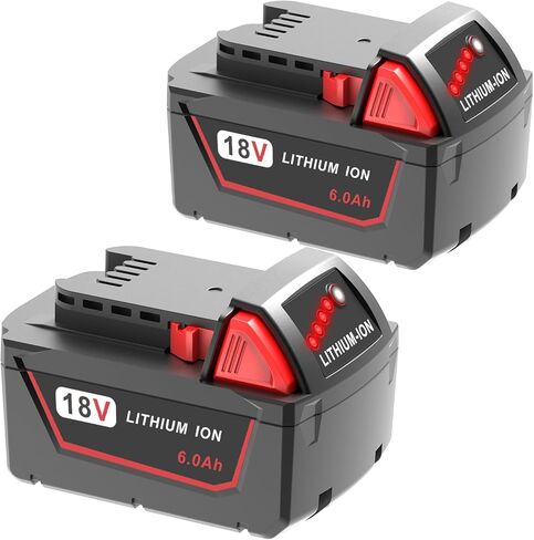 3.0Ah Replacement Battery for Milwaukee M18 Battery 48-11-1850 48-11-1852 48-11-1830, Compatible with Milwaukee 18V Battery Cordless Power Tools in Kuwait