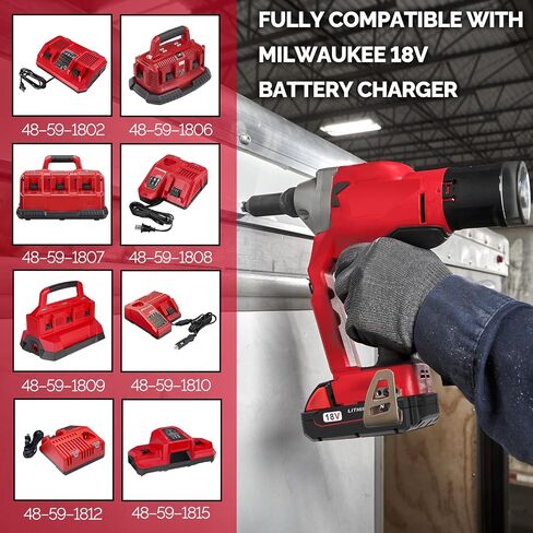 3.0Ah Replacement Battery for Milwaukee M18 Battery 48-11-1850 48-11-1852 48-11-1830, Compatible with Milwaukee 18V Battery Cordless Power Tools in Saudi Arabia