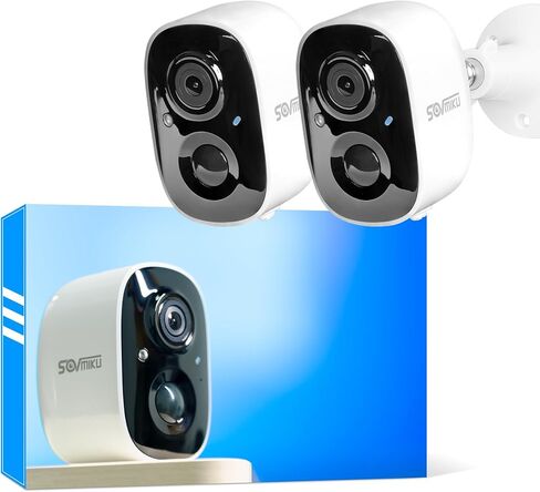 Vicohome 4CG6 Best 2K Solar Security Camera Wireless Outdoor System, No NVR Needed, Battery Powered, Easy to Setup, Motion Detection, Two Way Audio,Color Night Vision,SD Slot, 180 Days Exchange Policy in Kuwait