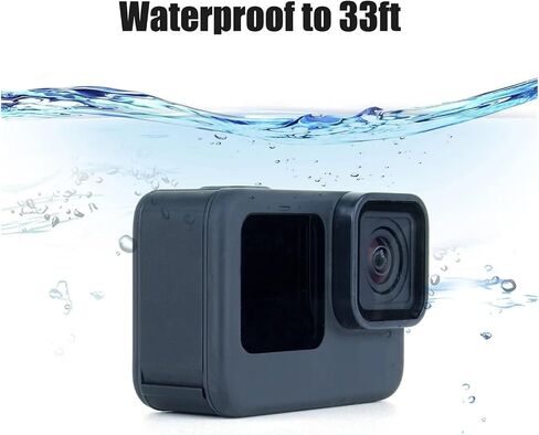 Compatible for SOONSUN，Waterproof Side Cover，Compatible for GoPro Hero，10m Waterproof Door，Compatible for Go Pro，Accessories Replacement Battery Door(Metal Door) in Saudi Arabia