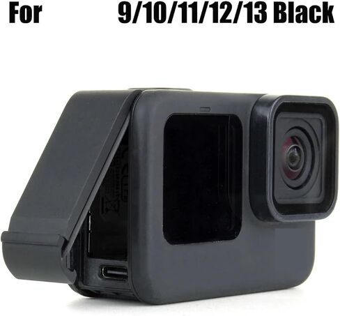 Compatible for SOONSUN，Waterproof Side Cover，Compatible for GoPro Hero，10m Waterproof Door，Compatible for Go Pro，Accessories Replacement Battery Door(Metal Door) in Saudi Arabia