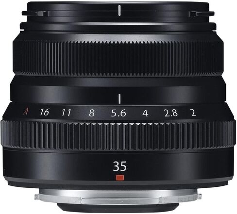 Fujifilm XF 35mm F2 R WR (Black)+ Photo Starter Kit (11 Pieces) + 3-Piece Multi-Coated HD Filter Set (43mm UV/CPL/ND8)+ Lens Pouch - Medium in Kuwait