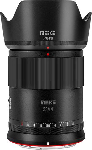 Meike 33mm F1.4 Large Aperture APS-C Frame AF STM(Stepping Motor) Lens Auto Focus Fixed Prime Portrait Lenses for Nikon Z Mount Mirrorless Cameras Z5, Z6, Z7, Z6II, Z7II, Z9, Z30, Z50, Z fc in Kuwait