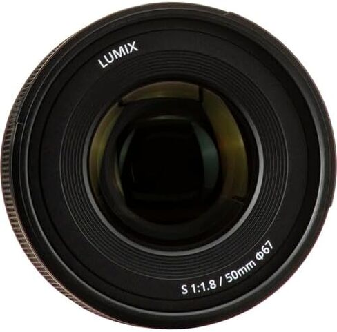 Panasonic LUMIX S Series 50mm f/1.8 L Mount Lens & Cleaning Kit Bundle | For Full-Frame Mirrorless Cameras | Lens Cap + Filter Kit (S-S50) in Kuwait
