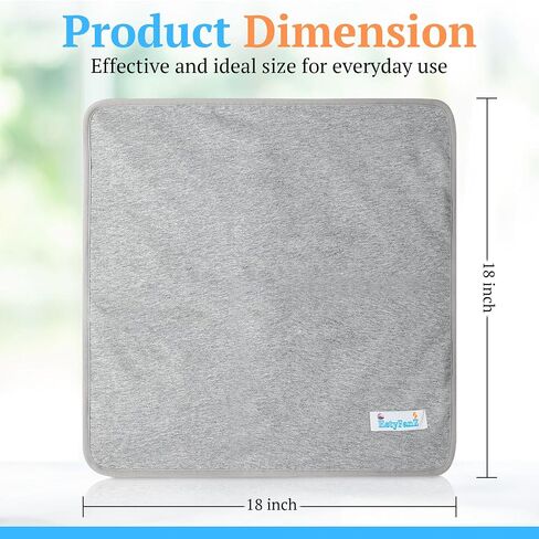 Gray Faraday Blanket - EMF Blocker for Home, 18 x 18 Inches, Comfy Radiation Protection While Using Your Laptop and Phone, Ideal Against Cell Signal, WiFi, Bluetooth, RF and Unwanted Signals in Kuwait