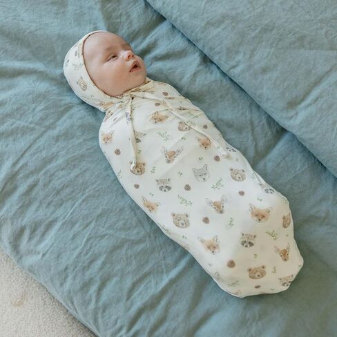 Copper Pearl Swaddle Blankets for Newborns | Soft Stretchy Receiving Blankets for Boys and Girls | Large 46 x 46 Inch Baby Blankets | Lightweight and Breathable Swaddles | Wilder in Kuwait