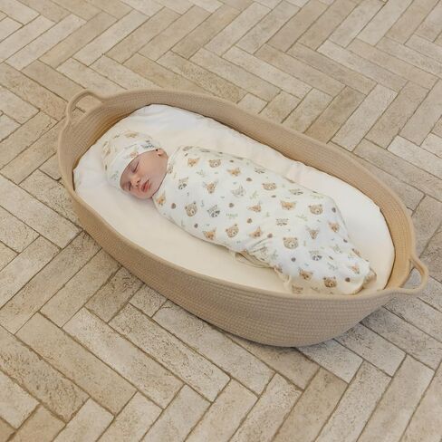 Copper Pearl Swaddle Blankets for Newborns | Soft Stretchy Receiving Blankets for Boys and Girls | Large 46 x 46 Inch Baby Blankets | Lightweight and Breathable Swaddles | Wilder in Kuwait