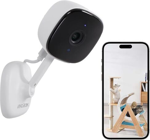 Home Security Camera, Alexa Camera for Baby/Kids/Elderly/Dog/Cat Monitoring | AI Motion Detection & Alarm, 2-Way Audio, Night Vision, 2.4G WiFi App Control, Cloud & SD Card Storage, 4 Pack in Kuwait