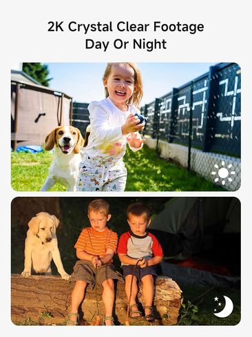 Noorio 2K Security Cameras Wireless Outdoor Magnetic, Color Night Vision | Cameras for Home Security, AI Detection, 2.4G WiFi Security Camera Outdoor/Indoor, 32G Local Storage, 2-Way Talk, B210-SE in Kuwait