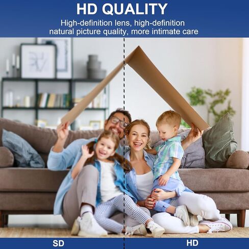 senri Mini Security Camera, 1080P HD WiFi Home Indoor Outdoor Camera for Baby/Pet/Nanny, IP Camera Remote Viewing for Security with iOS,Android Phone APP(Video Only) in Kuwait