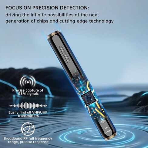 Hidden Camera Detectors – Small Anti Spy with Audio/Video GPS Tracker RF Detector for Wireless Cameras Cars Tracking Device - Mini Travel Pen for Finding Voice Recorder Bug Devices (Small Size) in Kuwait