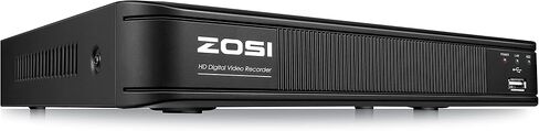 ZOSI H.265+ 8 Channel 3K Lite Security DVR Recorder, Hybrid 4-in-1, NO HDD | Support Analog AHD TVI CVI Cameras, Remote Access, AI Human Vehicle Detection, Alert Push, 8CH Surveillance DVR in Kuwait
