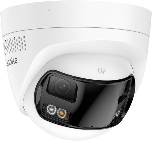 ANNKE 6MP PoE Security Camera Outdoor with Dual-Lens, 180° Filed of View | Color Night Vision, AI Person/Vehicle Detection, Two-Way Talk, Built-in SD Card Slot, FCD600 IP Surveillance Cam in Kuwait