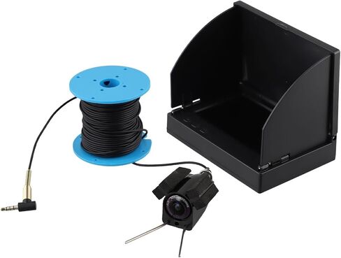4.3 Inch Underwater Fishing Camera with 5000mAh for battery, 220° Wide Angle Lens, IP68 Waterproof Fish Finder for Ice Fishing, River and Boat, Muddy Water Penetration, 100m Detection in Saudi Arabia