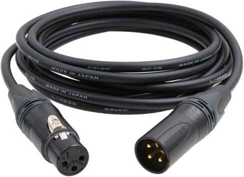 24V XLR 3 Pin Male Female Power Supply Extension Cable for Block Battery to ARRI RED Canon Sony Camera 2m in Kuwait