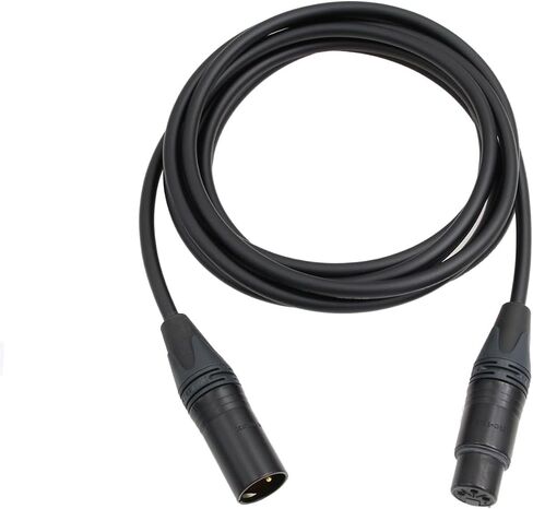 24V XLR 3 Pin Male Female Power Supply Extension Cable for Block Battery to ARRI RED Canon Sony Camera 2m in Kuwait