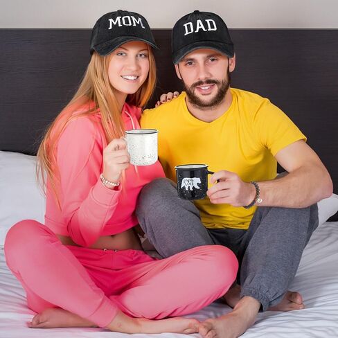 Teenyyou 15 Pcs New Mom Gifts for Women Pregnancy Announcement for New Parents Gender Reveal Gifts Bear Mug Decision Coin Baby Socks Bodysuit Set for First Time Mom Expecting Parents to Be Baby Shower in Kuwait