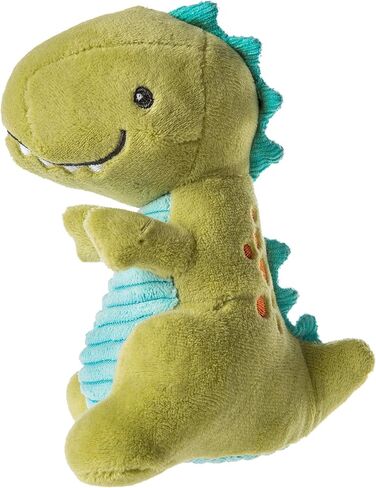 Mary Meyer Pebblesaurus Soft Toy Baby Rattle, 5-Inches, Green Dino | Soft Plush Baby Toy in Kuwait