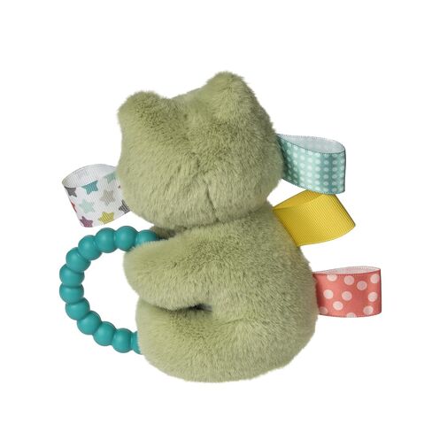 Taggies Soft Baby Rattle with Soothing Teether Ring and Sensory Tags, 6-Inches, Green Peepers Frog in Kuwait