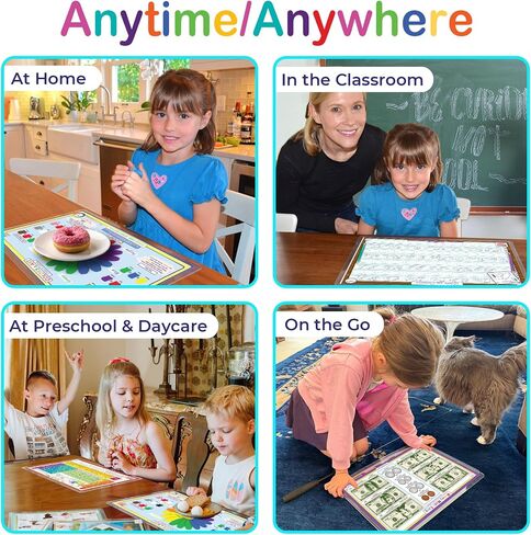 Animals & Nature Placemat 4-Pack, Ocean, Mountains, Savanna, Jungle in Kuwait