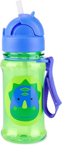 Skip Hop Toddler Sippy Cup with Straw, Zoo Straw Bottle with Tritan Renew, 12 oz. Dino in Kuwait