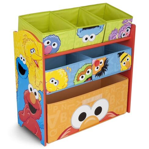 Sesame Street 6 Bin Design and Store Toy Organizer by Delta Children in Kuwait