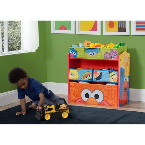 Sesame Street 6 Bin Design and Store Toy Organizer by Delta Children in Kuwait