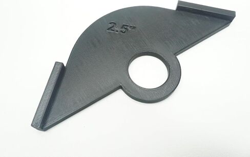 8pcs Router Corner Radius Jig Template Set of 8 Jigs for Wood Working 1/4", 1/2", 3/4", 1", 1.25", 1.5", 2", and 2.5" in Kuwait