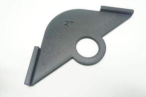 8pcs Router Corner Radius Jig Template Set of 8 Jigs for Wood Working 1/4", 1/2", 3/4", 1", 1.25", 1.5", 2", and 2.5" in Kuwait