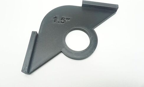 8pcs Router Corner Radius Jig Template Set of 8 Jigs for Wood Working 1/4", 1/2", 3/4", 1", 1.25", 1.5", 2", and 2.5" in Kuwait