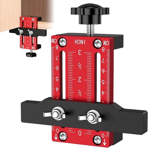 Cabinet Door Positioning Tool, Adjustable Cabinet Door Installation Positioner,Cabinet Door Mounting Jig for Installing Frameless or Face Frame Cabinet Doors in Kuwait