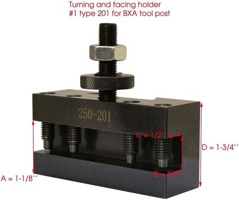 10-15" BXA Quick Change CNC Tool Post #1 Turning Facing Holder 250-201 in Kuwait
