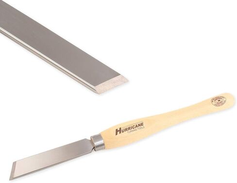 Hurricane Turning Tools, HTT-271ARES, M2 Pro Series, 1 1/4" Rolled Edge Skew Chisel for Woodturning in Kuwait