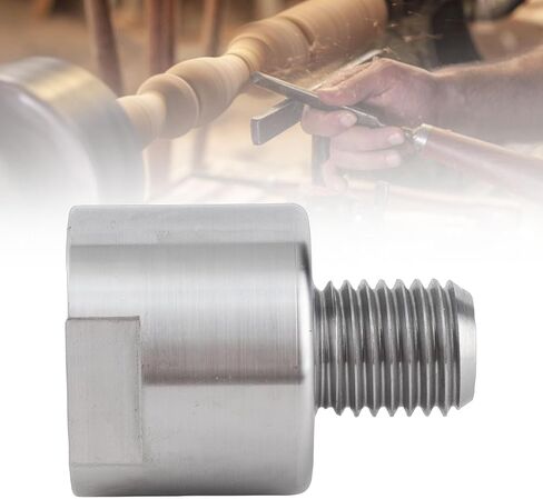 Lathe Headstock Spindle Adapter M30 X 3.5mm Female to 1in X 8 TPI Male, Sturdy Construction, Easy Installation for Woodworking, M30 X 3.5 to 1in X 8 TPI Adapter in Kuwait