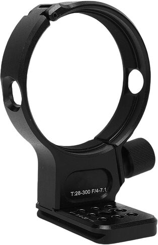 VINGVO Lens Collar Tripod Mount, 74mm Tripod Collar Mount with Standard 1/4in 3/8in Threaded Holes, for T28 300mm F4 7.1 Lens in Kuwait