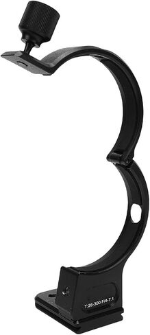 VINGVO Lens Collar Tripod Mount, 74mm Tripod Collar Mount with Standard 1/4in 3/8in Threaded Holes, for T28 300mm F4 7.1 Lens in Kuwait