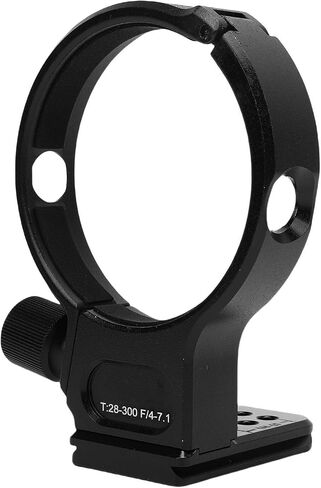 VINGVO Lens Collar Tripod Mount, 74mm Tripod Collar Mount with Standard 1/4in 3/8in Threaded Holes, for T28 300mm F4 7.1 Lens in Kuwait