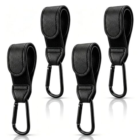 4-Pack Stroller Hooks for Bags Adjustable Stroller Bag Hook Multifunctional Non-Slip Baby Stroller Straps Universal Fit for Bike Scooter Wheelchair Walker by Aguwontior in Kuwait