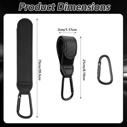 4-Pack Stroller Hooks for Bags Adjustable Stroller Bag Hook Multifunctional Non-Slip Baby Stroller Straps Universal Fit for Bike Scooter Wheelchair Walker by Aguwontior in Kuwait