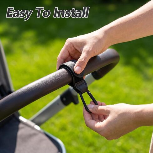4-Pack Stroller Hooks for Bags Adjustable Stroller Bag Hook Multifunctional Non-Slip Baby Stroller Straps Universal Fit for Bike Scooter Wheelchair Walker by Aguwontior in Kuwait